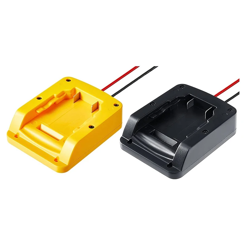 

2Pcs For Power Wheels Adapter Battery Adapter Replacement Battery Converter DIY Power Source Connector For 20V Battery 18V