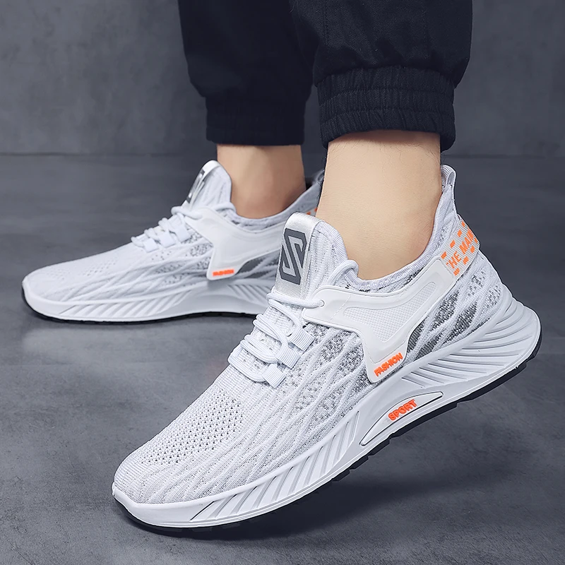 

Men's Fashion Casual Shoes Vulcanized Shoes Trend Casual Sports Shoes Thick-soled Breathable Running Shoes Men Walking Shoes New