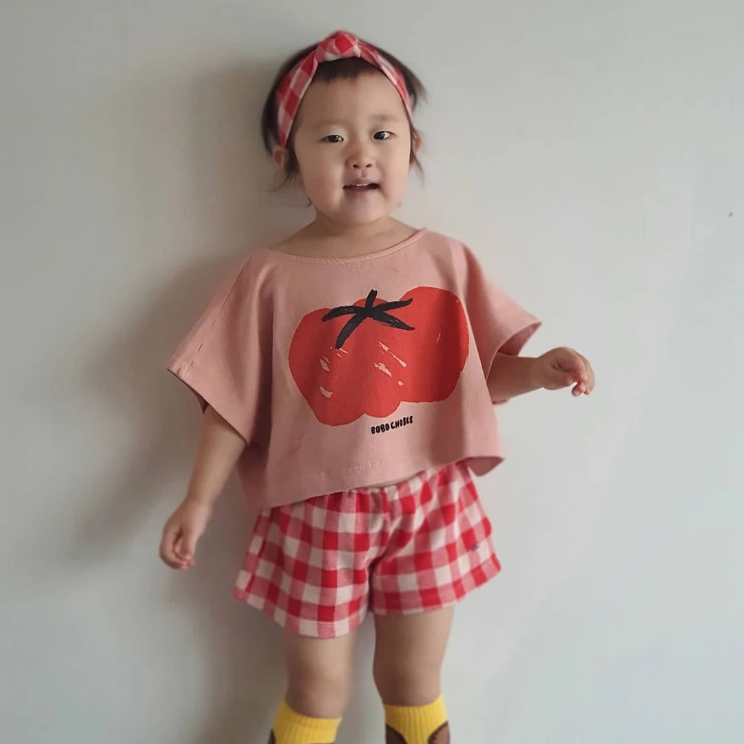 Новинка летние брендовые Детские футболки BC для девочек и мальчиков модный