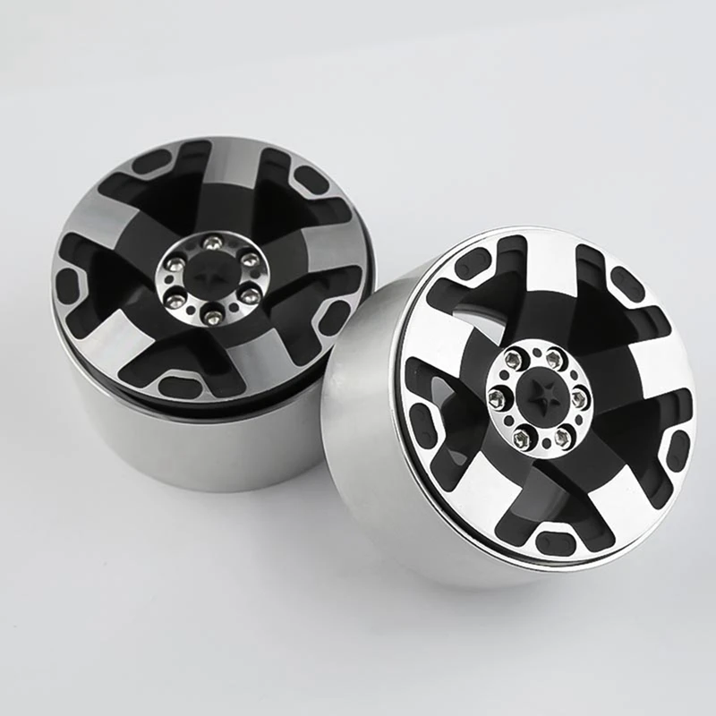 4 шт. металлические 2 2-дюймовые колесные диски с бисером для 1/10 RC гусеничного