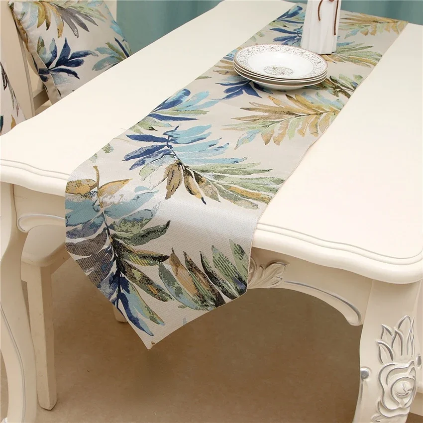 Современная скатерть в Северо-Европейском стиле с изображением листьев домашний