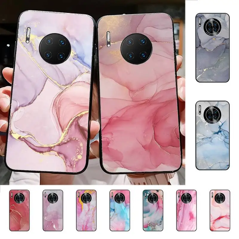 

Marble Art Phone Case for Huawei Mate 20 10 9 40 30 lite pro X Nova 2 3i 7se