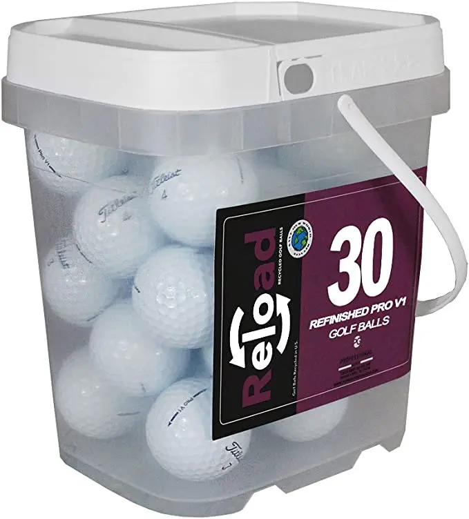 

Pro V1, Mint Quality, Pristine Quality Golf Balls, 30 Golf Balls + Bonus Bucket