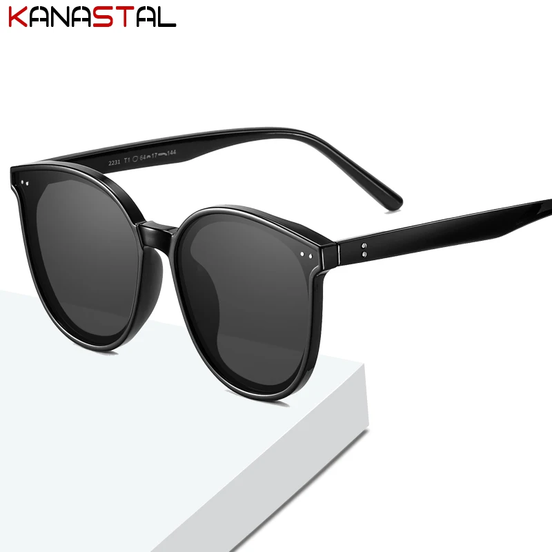 

Women Polarized Sunglasses UV400 Fashion Ins Sun Glasses Round Eyeglasses Frames Traveling Camping Eyewear Bikini Accessories