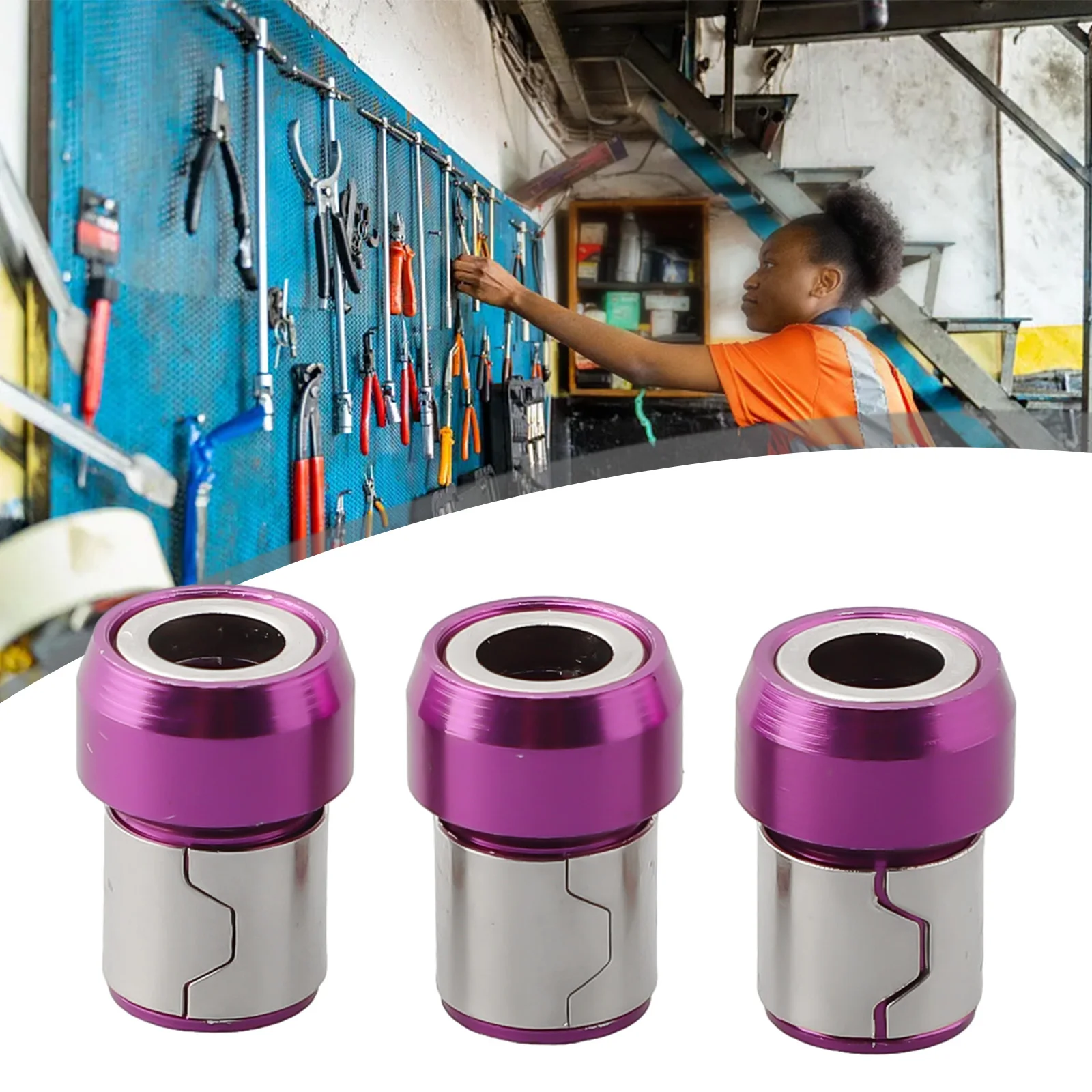 Магнитное кольцо Druable сильный намагничиватель 3 шт. шестигранная отвертка.