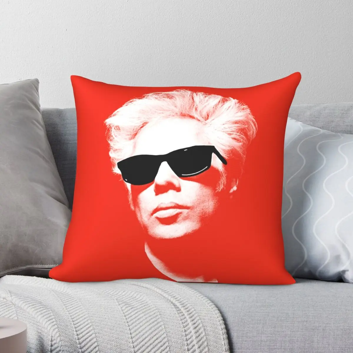 

Jim Jarmusch Square Pillowcase Polyester Linen Velvet Pattern Zip Decor Throw Pillow Case Sofa Cushion Cover