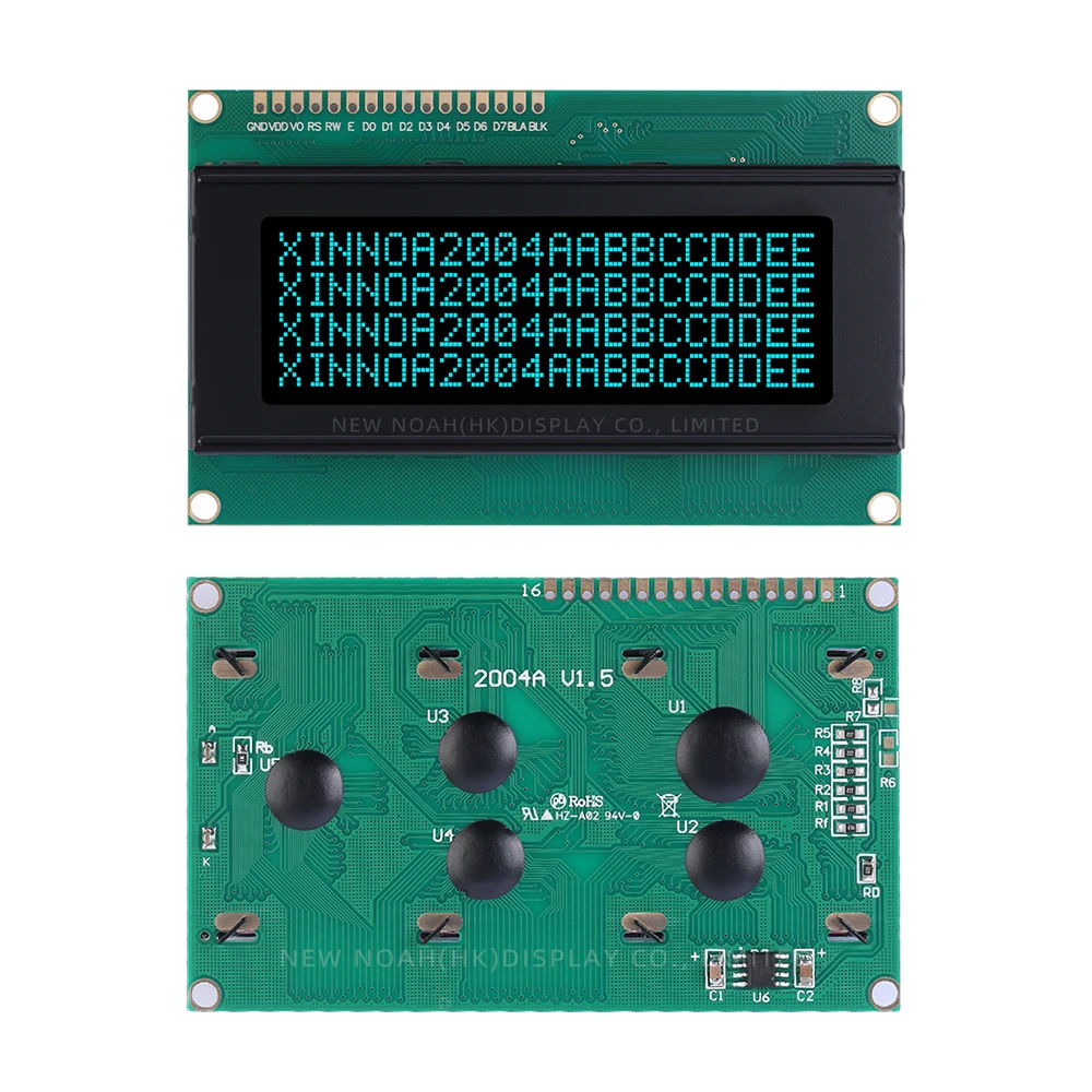 BTN черная пленка Ice Blue 2004A 3 В модуль ЖК-дисплея 4*20 98*60 мм контроллер ST7066U дисплея LCM
