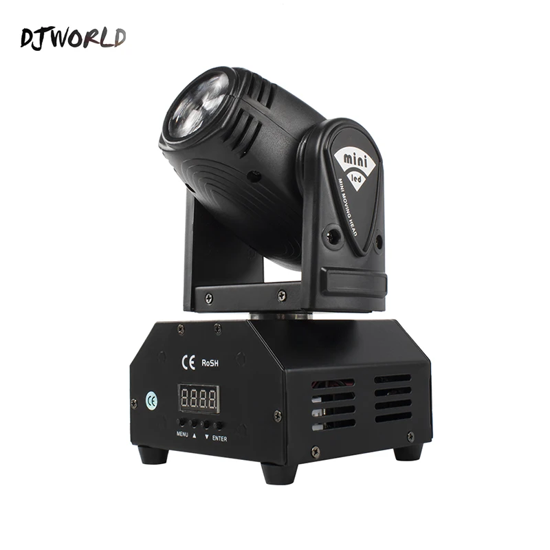 10W Moving Head Mini Beam Rotating Head Lights Soundlights Wedding Nightclub Church DMX Stage Light DJ Equipment Disco Lights