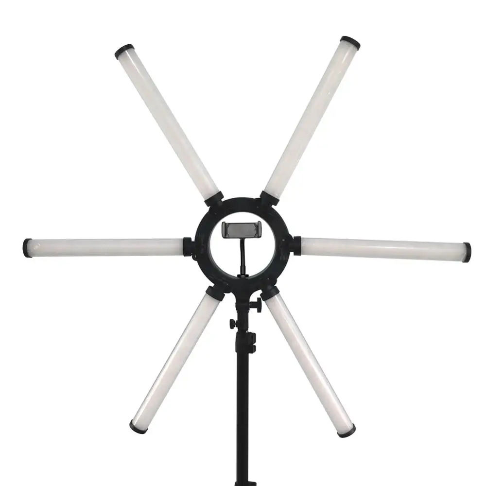 Светодиодная панель с шестью звездами 3200-5500K красивый мягсветильник лампа без