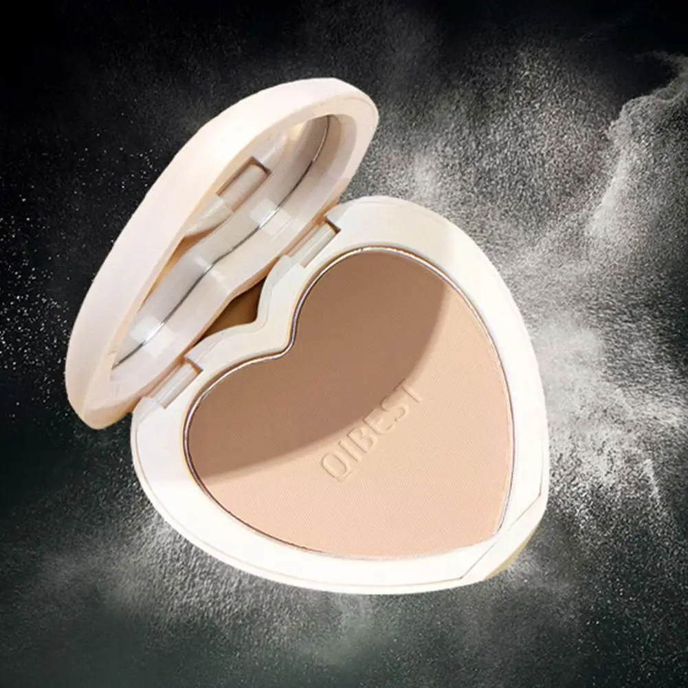 

4 Colors Nature Heart Full Coverage Face Powder Long Powder Up Face Pressed Make Foundation New Waterproof Lasting Tools Co P3j3