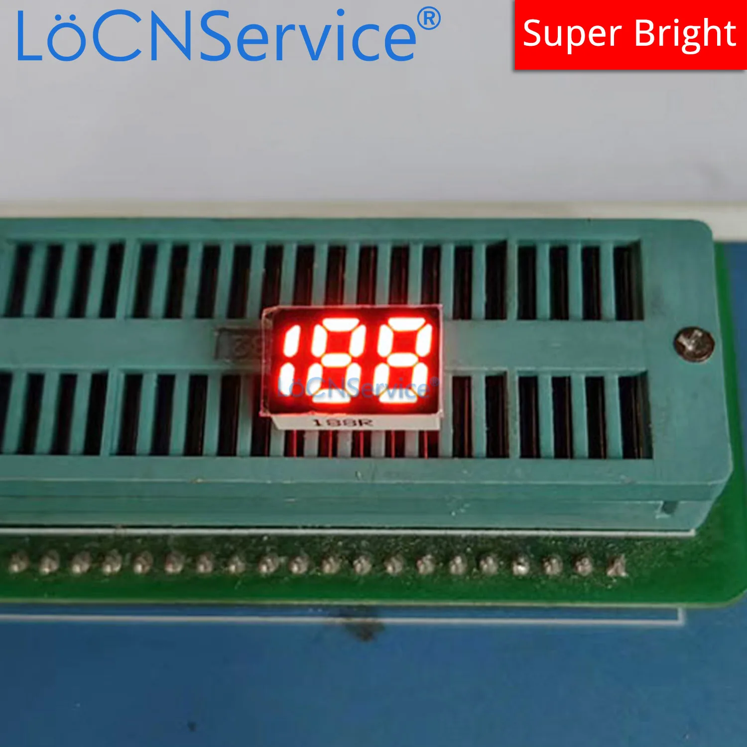 Locnservice30 шт. 0 25 дюйма цифровая трубка фотодисплей 2 5 бит красный синий белый общий