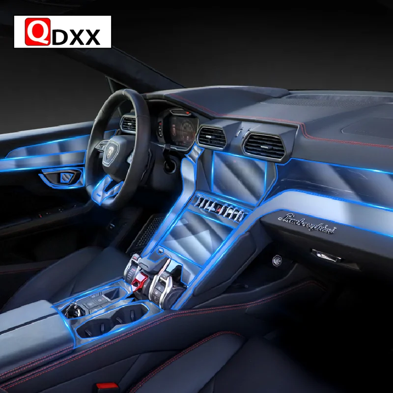 

For Lamborghini Urus 2018-2021 Car Interior Center console Transparent TPU Protective film Anti-scratch Repair film Accessories