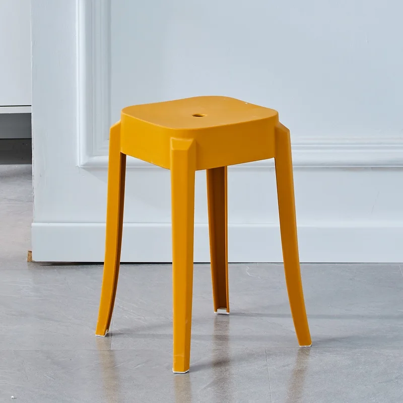 Сверхлегкие пластиковые стулья в скандинавском стиле, защита для пола, дизайнерские компактные стулья, минималистичные стулья для пола