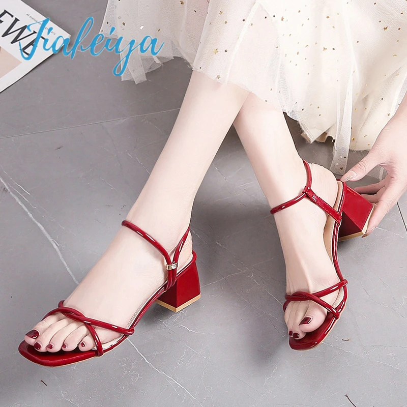 

Summer Women Shoes Casual 2022 Comfortable New Fashion Sexy Stiletto Ankle Strap Sandals Open Toe High Heel Sandals Women Casual