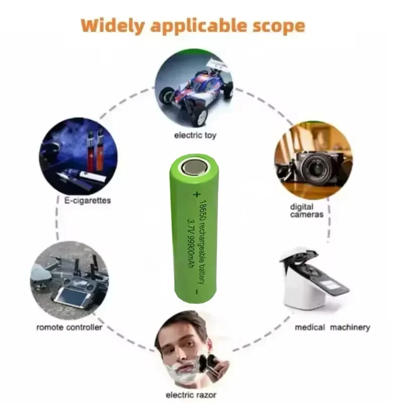 Перезаряжаемая литиевая батарея 18650 3 7 В 3400 мАч