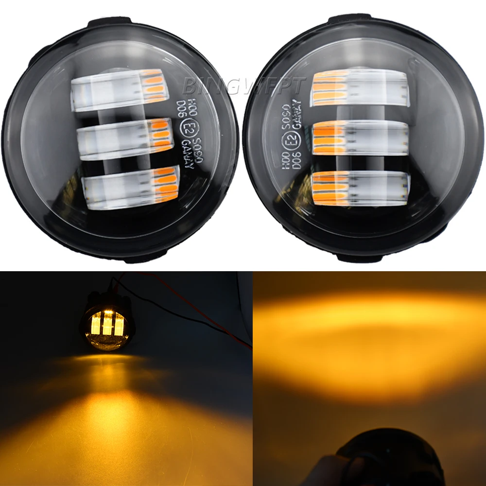 

2 шт., светодиодные противотуманные фары 12 В для Nissan Rogue 10-14 для NISSAN ALMERA G15 2013-2018 для Nissan Lafesta 2004