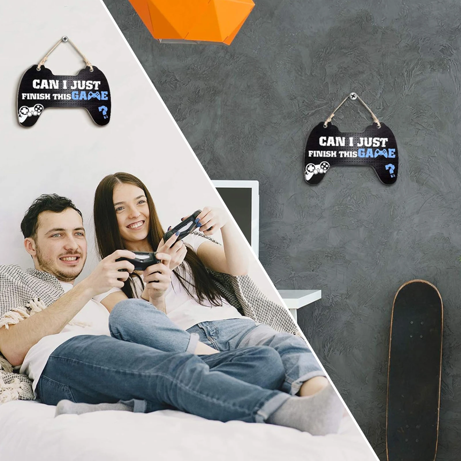 Деревянные настенные декорации игровые цитаты фотообои для двери спальни