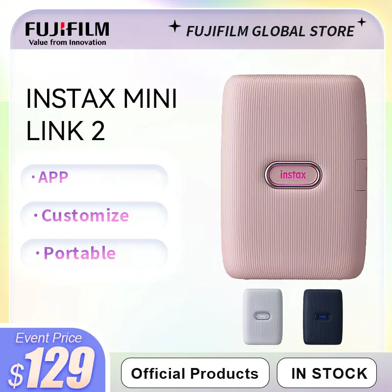 FUJIFILM INSTAX Mini Link2 Link Mark 2 портативное приложение пленочная машина для смартфона Fujifilm