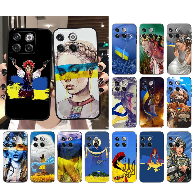

Phone Case for OnePlus Ace 10 Pro 10T 8T 9 Pro Nord2 N100 N10 N200 Nord CE2 Lite N20SE CE 2T Ukraine Girl Case Capa Funda