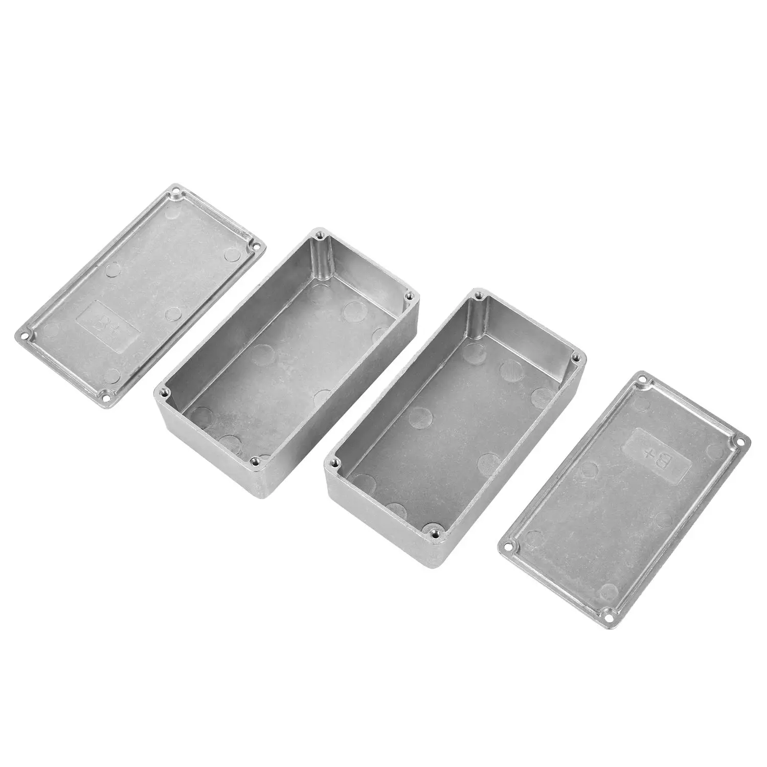 Алюминиевый корпус для гитары и педали 2 шт. 125B/1590N 1