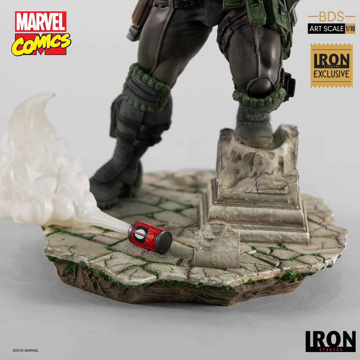 Железные студийные 1/10 серии комиксов Marvel модель кабеля статуи Бразильская