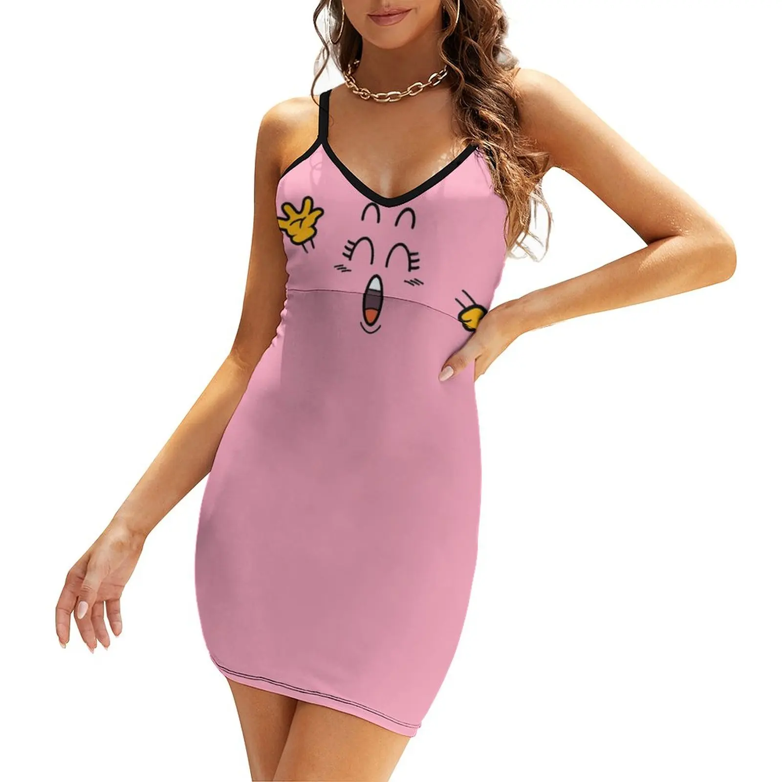 

Exotic Arale's Poo Women's Sling Dress Humor Graphic Clubs Woman's Dress The Dress Funny Graphic