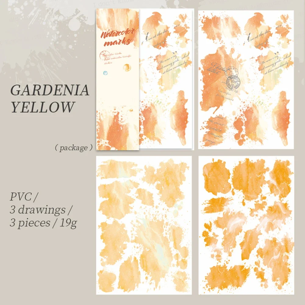 

Акварельные наклейки для переноса Mr. Paper