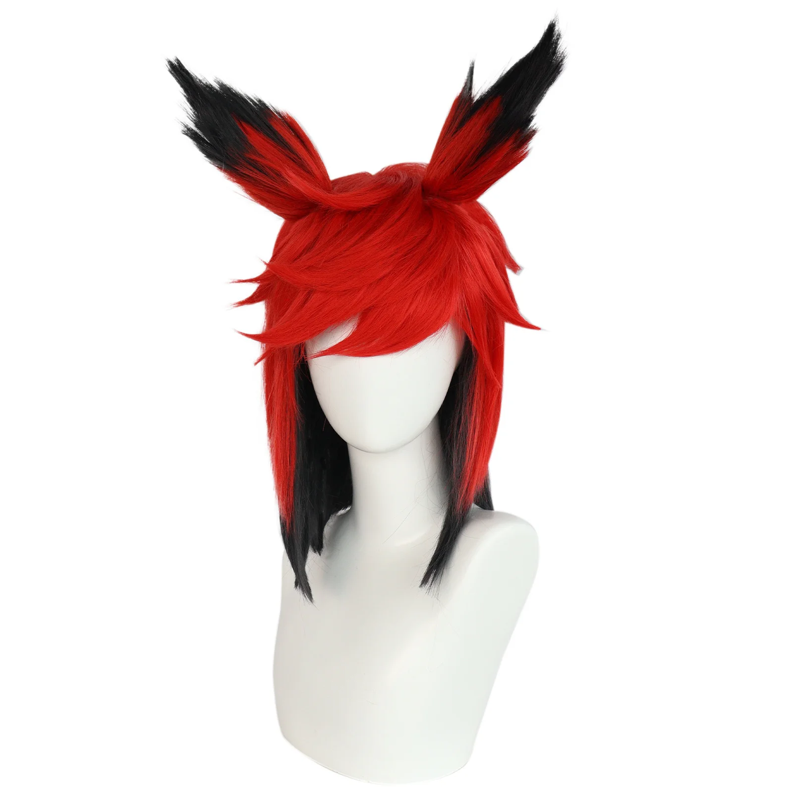 Парик для косплея аниме Alastor термостойкие синтетические волосы с ушками