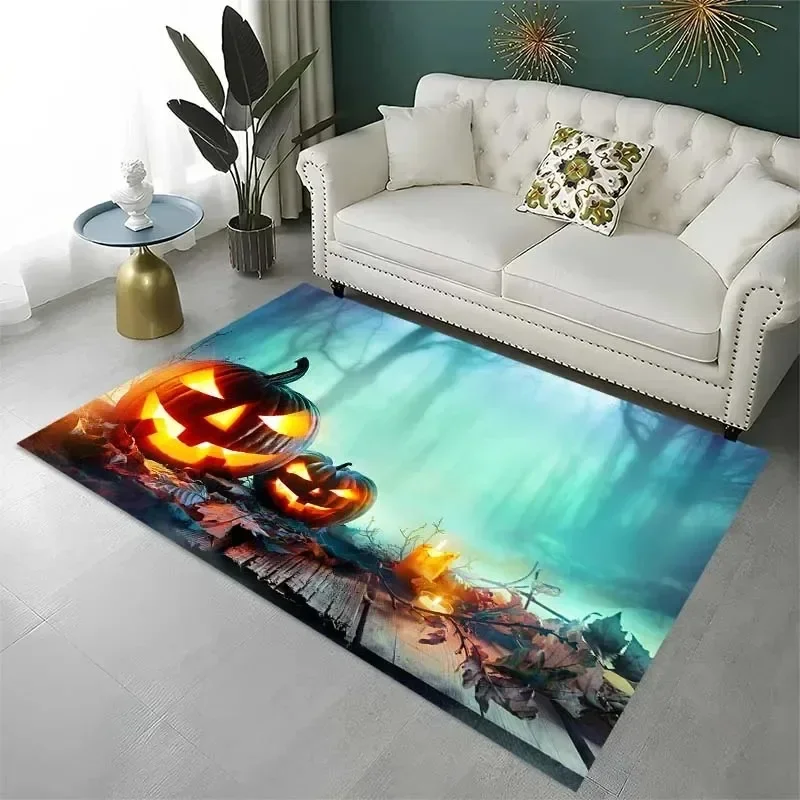 Хэллоуин Тыква Ковер Гостиная Спальня Домашний Декоративный напольный коврик