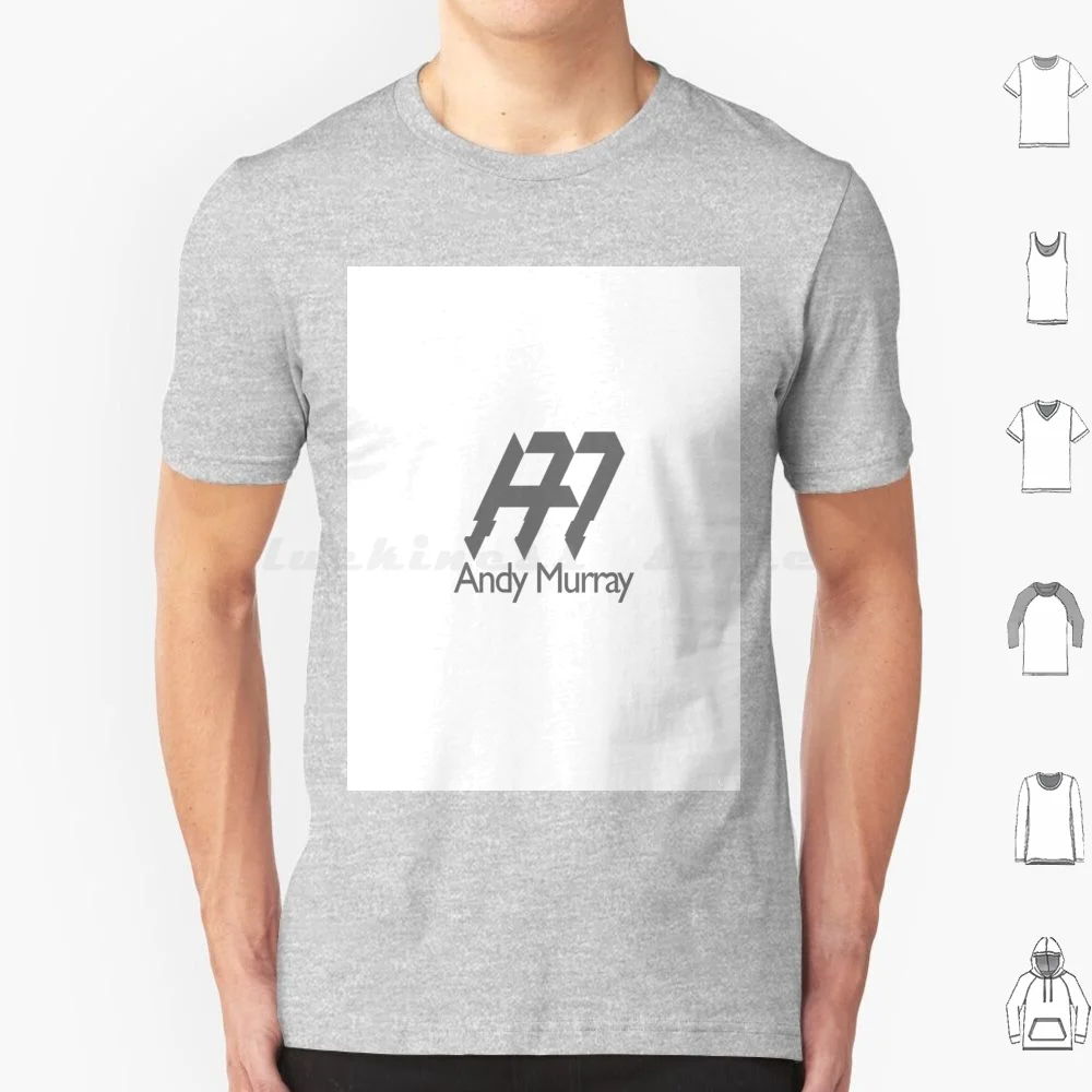 Энди Мюррей Надаль футболка 6Xl хлопковая крутая футболка Энди Мюррей для тенниса Wimbledon Надаль