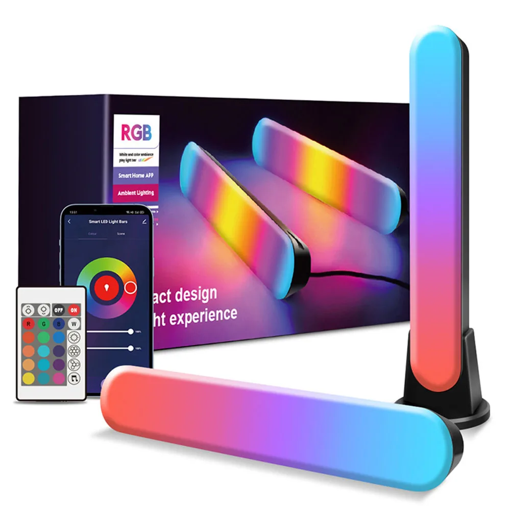 

RGB светильник Светодиодная с музыкой, Bluetooth-совместимая