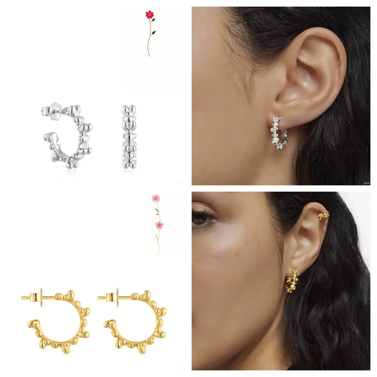 2024 модные трендовые Роскошные товары женские серьги из серебра 925 пробы