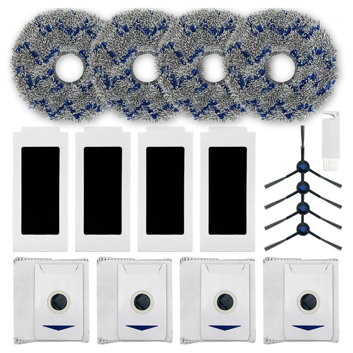 Для ECOVACS DEEBOT T30 Omni/T30 PRO Omni робот-пылесос боковая щетка Hepa фильтр швабра тканевые