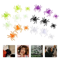spiderspidersfake toys realistic prank decor props scary decorations prop decoration rings tricky playthings model artificial