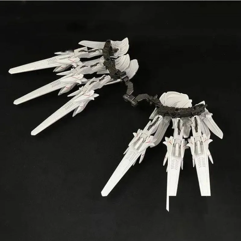 

Gundam Anime W-Gundam Zero Custom Snow White Prelud Accessory Package Connector Flying Wings A Set of Six Anime Action Figures