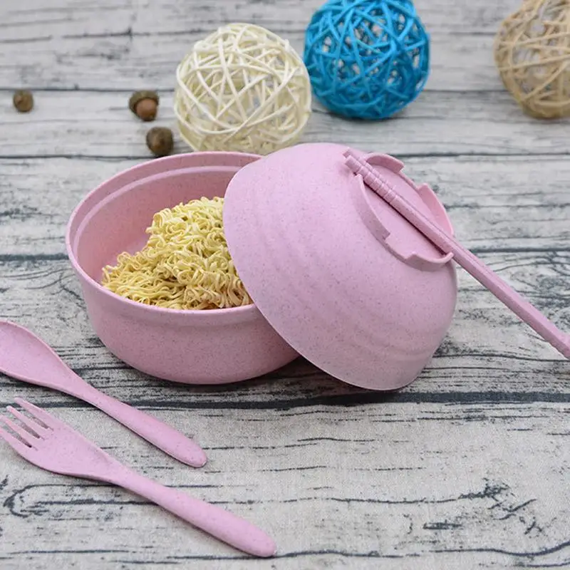 Набор мисок для рамэна портативные миски лапши с палочками еды ложка можно мыть в