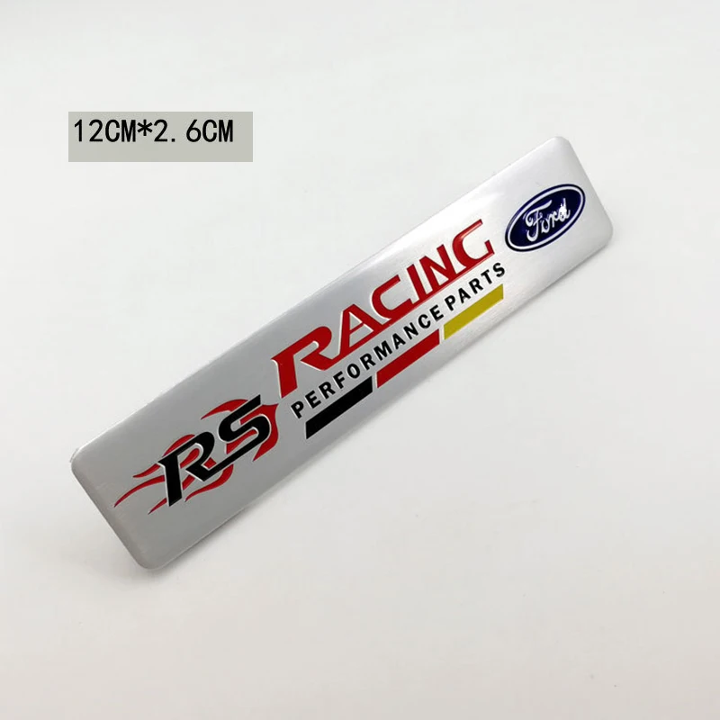 Металлическая 3D эмблема ST RS гонки значок автомобильные наклейки для Ford Kuga Fiesta Focus