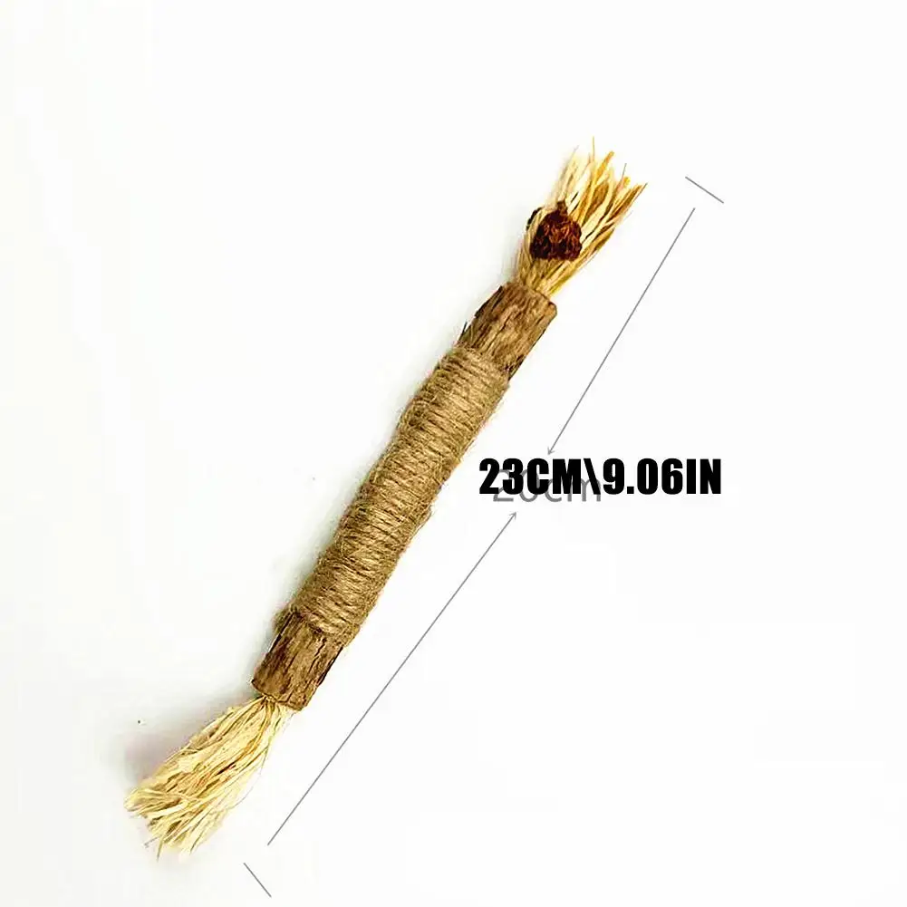 1 шт. игрушки для кошек Silvervine жевательная палочка полигональная рафия трава