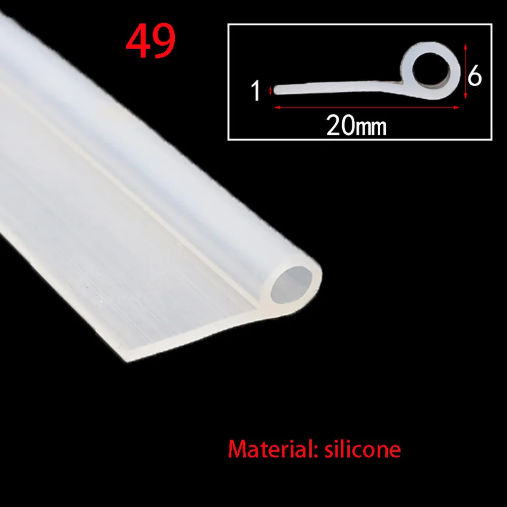 

Силиконовая уплотнительная лента P-типа