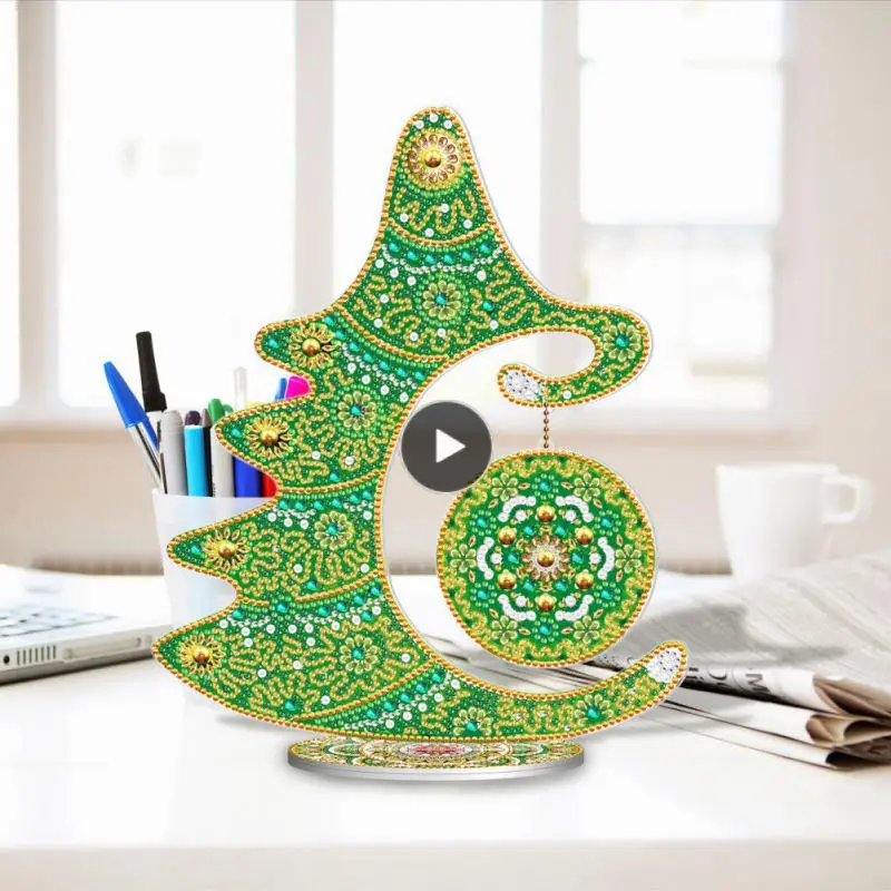 

DIY 5D Diamond Painting Display Board Christmas Tree Special-shaped Embroidery Cross Stitch Arts Crafts Sewing Needle Arts Toys