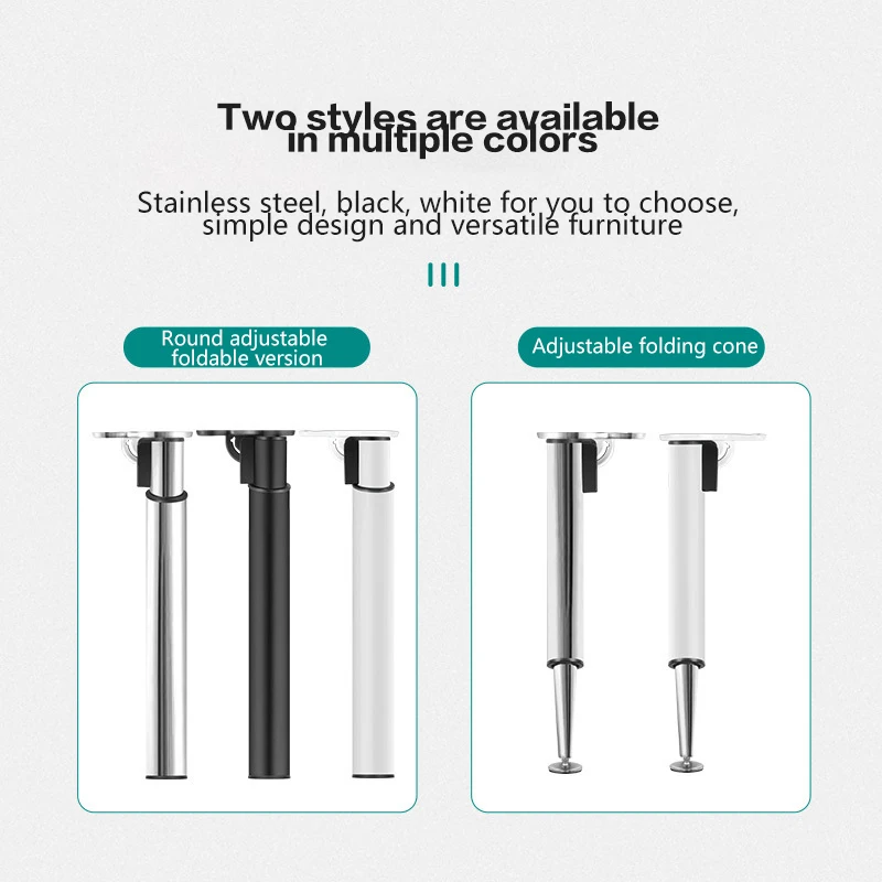 Регулируемый складной стержень основание для ног кронштейн ножки обеденного