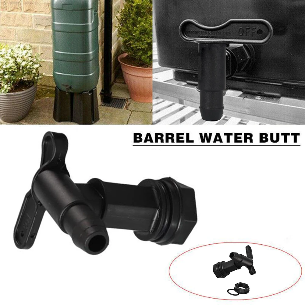 IBC Barrel Water Butt Tap Plastic Adaptor Beer Home Rain Brew Tool Garden Hose Connector Barrel Joint Exhaust Faucet Switch Fitt