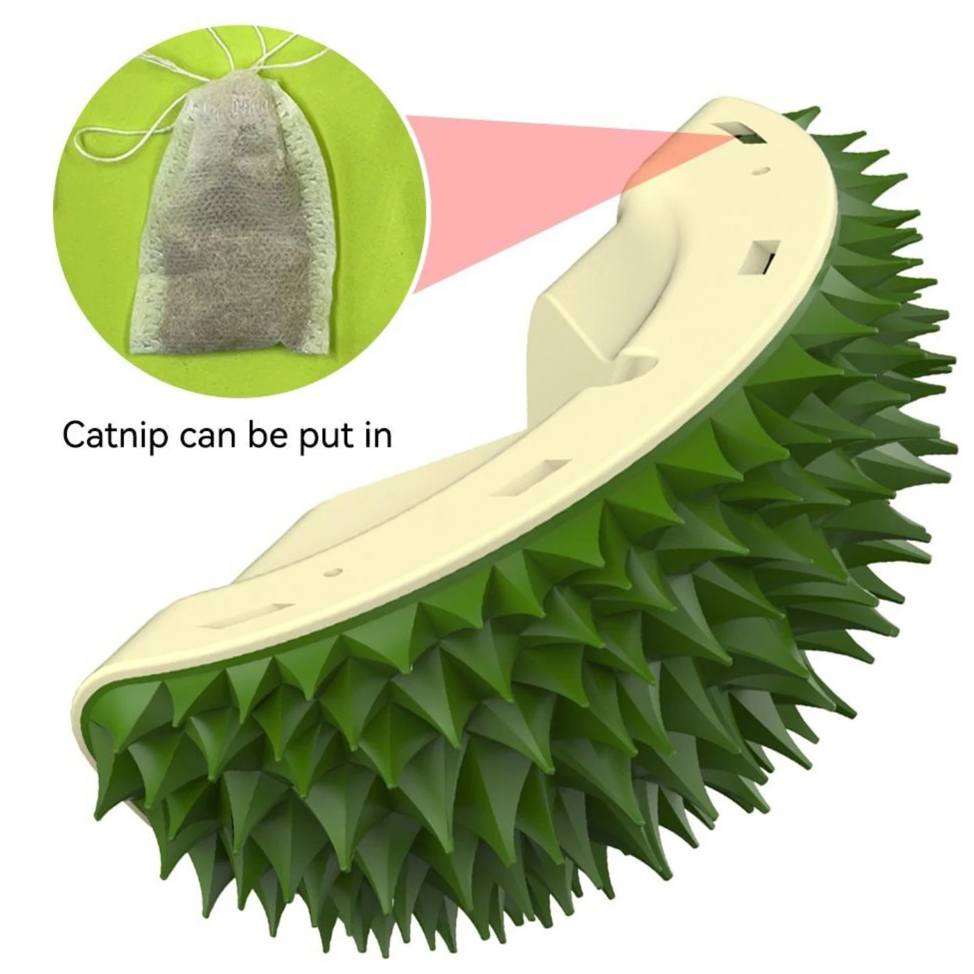 

Cat Massage Combs Durian Shape Itching Comb Pet Hair Remover Brush Pets Cats Grooming Comb Cleaning Massage Tools Cat Toy