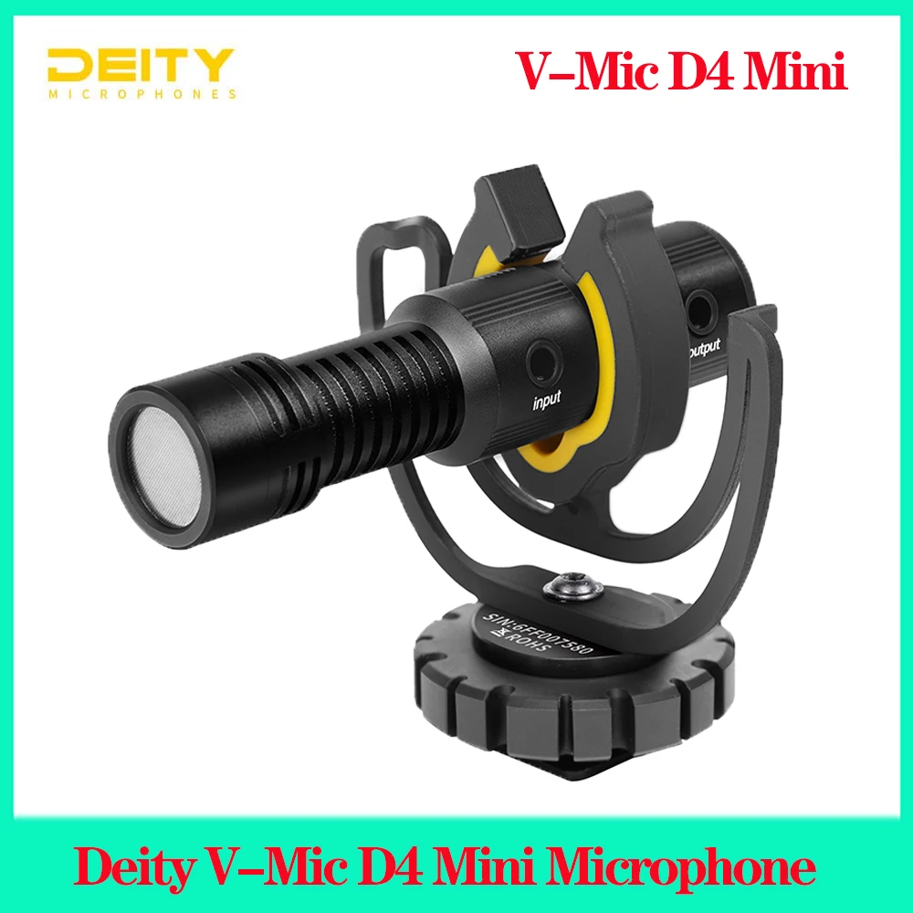 

Deity V-Mic D4 Mini Microphone Head Mic TRS 3.5MM for Vlog Video Studio DSLR Camera smart phone iPhone