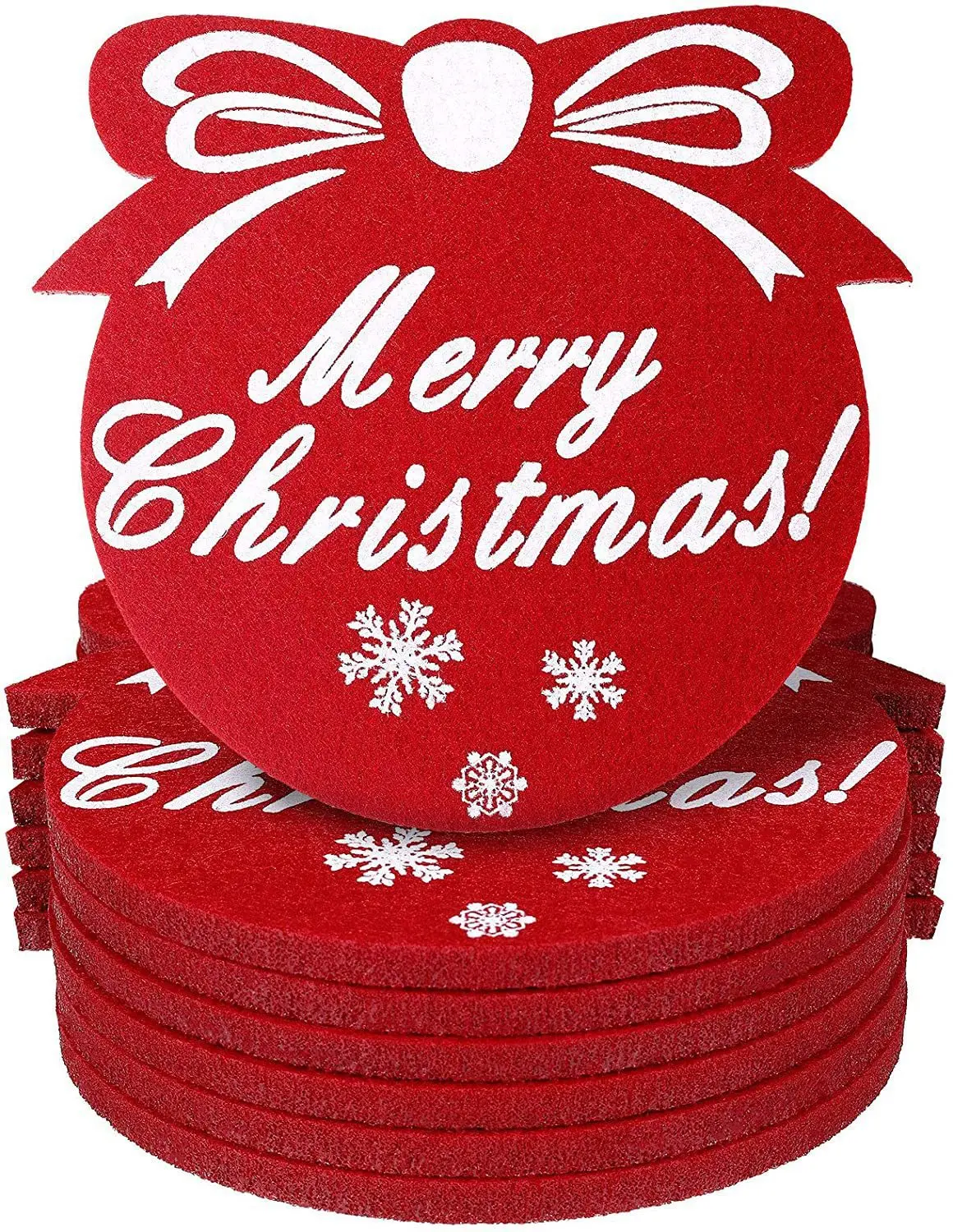 

Рождественские подставки из войлока 12/6 шт