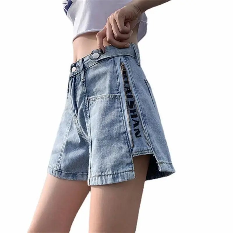 

Лидер продаж, изящные джинсовые шорты ручной работы, новые летние тонкие джинсовые шорты с высокой талией, хлопковые шорты