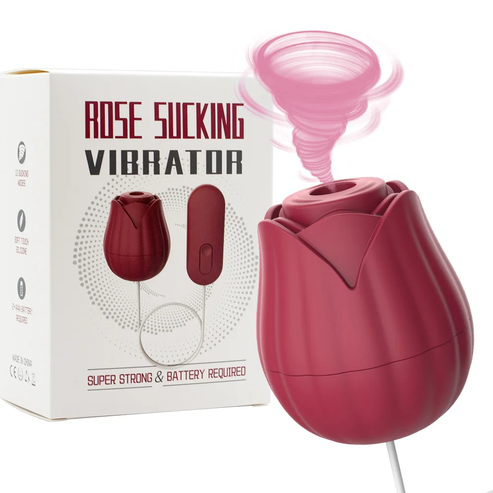 

Rose Clitoral Sucking Vibrators Tongue Licking Nipple Clit G-Spot Stimulation Female Masturbator Vibrator Sex Toys For Women