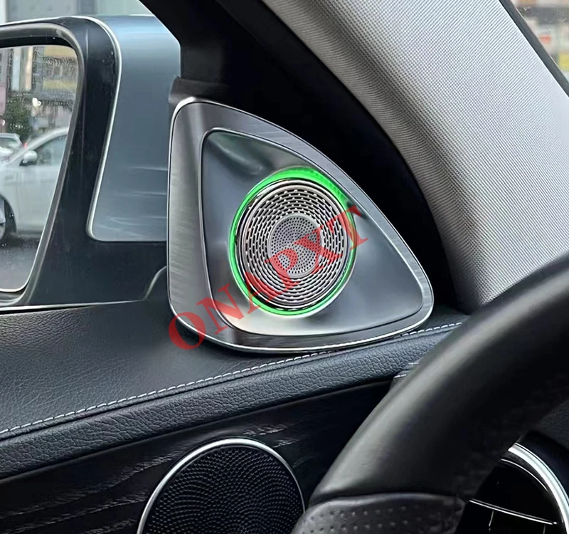 

MB Rotary treble Luminous Speaker Audio For Benz C/E/S/GLC Class W205 X253 X254 W213 W222 W223 Car 4D Tweeter Ambient Light