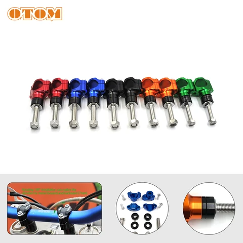 OTOM мотоцикл 1 1/8 "28 мм стойки руля зажим для крепления на руль алюминиевый универсальный регулируемый зажим с ЧПУ для пит-байка эндуро