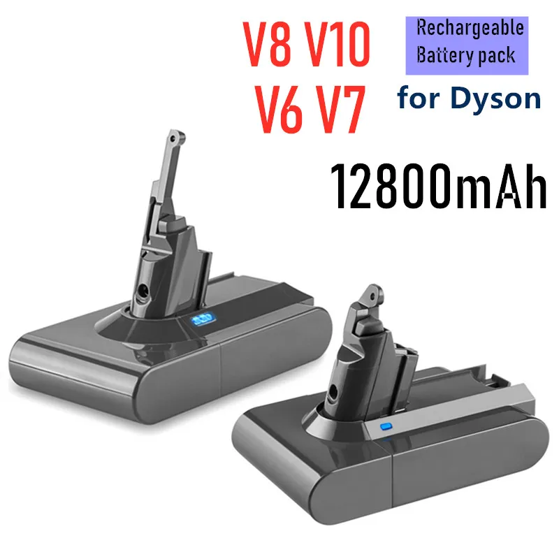 

2022 Oplaadbare Batterij Voor Dyson12.8Ah V6,V7,V8,V10 Serie,SV07,SV09,SV10, SV12,DC62,Dier Pro Stofzuiger rechargeable battery